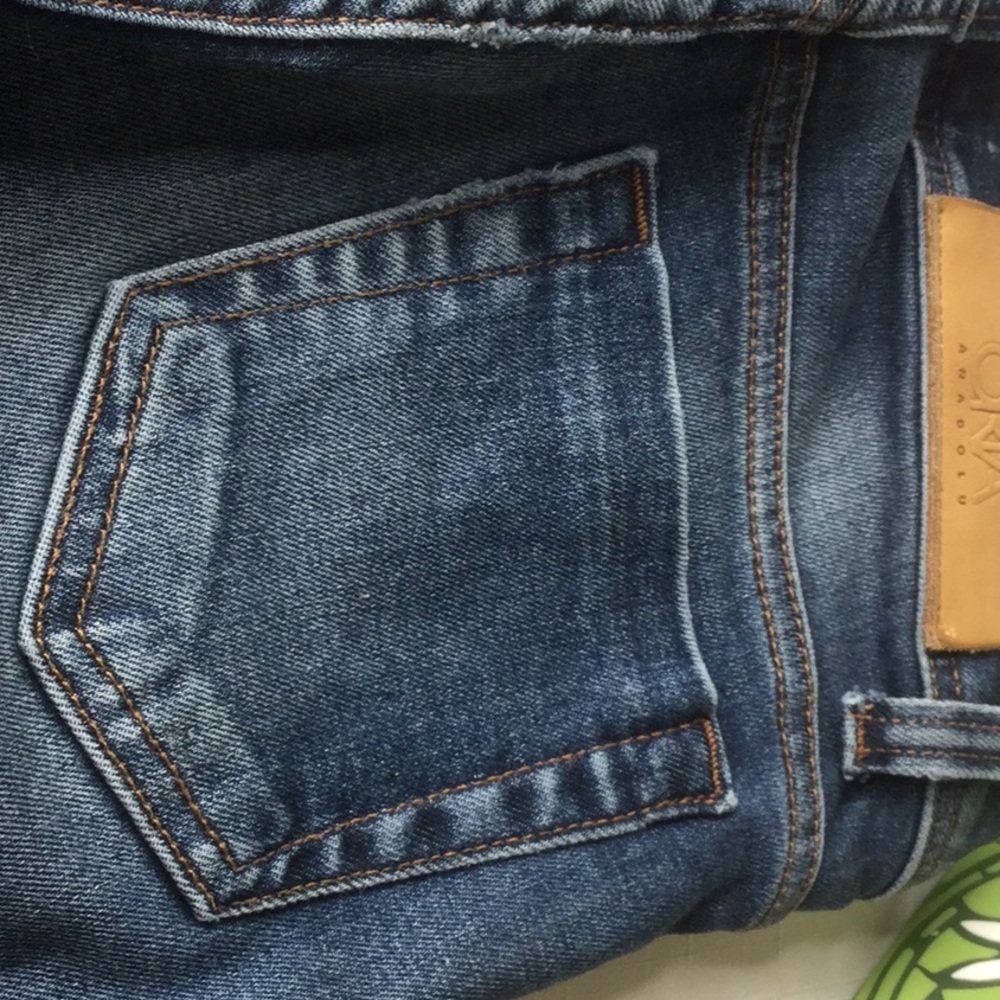 Vegan ORTA Anadolu sustainable Jeans. NWOT stretch